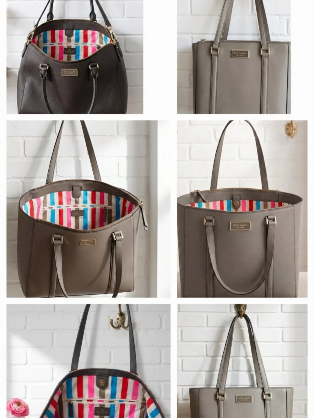 Kate Spade New York Newbury Lane Briar Tote - 100% Cow Leather Exterior